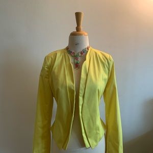 Yellow blazer